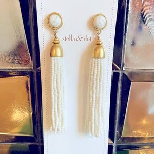 Stella & Dot Gita Tassel Earrings